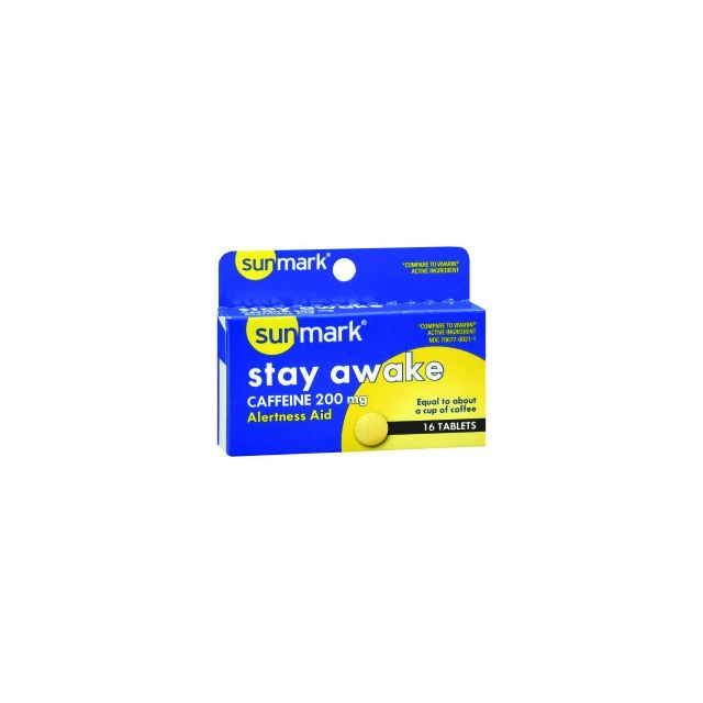 McKesson Brand 70677002101 - sunmark® Stay Awake Alertness Aid - 1/Box