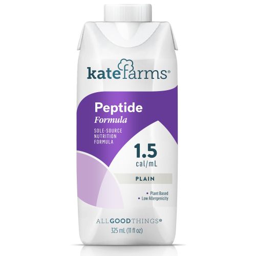 Kate Farms 851823006379 - Kate Farms® Peptide 1.5 Plain Oral Supplement / Tube Feeding Formula, 11 oz. Carton