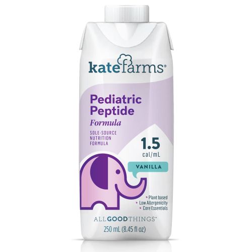 Kate Farms 851823006201 - Kate Farms® Pediatric Peptide 1.5 Vanilla Pediatric Oral Supplement / Tube Feeding Formula, 8.5 oz. Carton