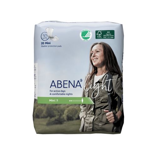 Abena North America 1000017155 - Abena™ Light Mini Bladder Control Pad, 8½-Inch Length