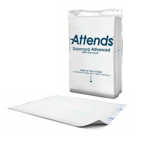 Attends Healthcare Products ASB-300 - Attends® Supersorb Advanced Underpads with Dry-Lock® - 60/Case