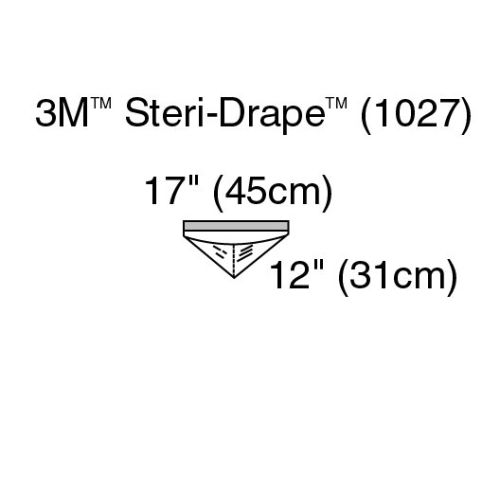 3M 1027 - 3M™ Steri- Sterile Irrigation Pouch Surgical Drape, 17 W x 11 L Inch