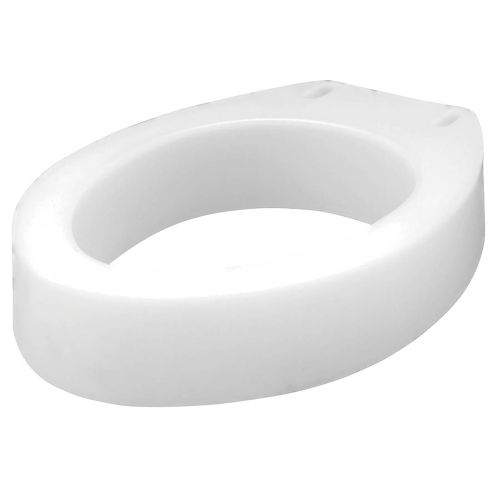 Apex-Carex Healthcare FGB30600 0000 - Carex Elongated Raised Toilet Seat, White, 3½ Inches, 300 lbs. Capacity