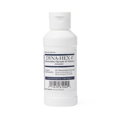 Xttrium Laboratories 1061DYN04 - Dyna-Hex 4® Antiseptic Skin Cleanser, 4 oz. - 48/Case