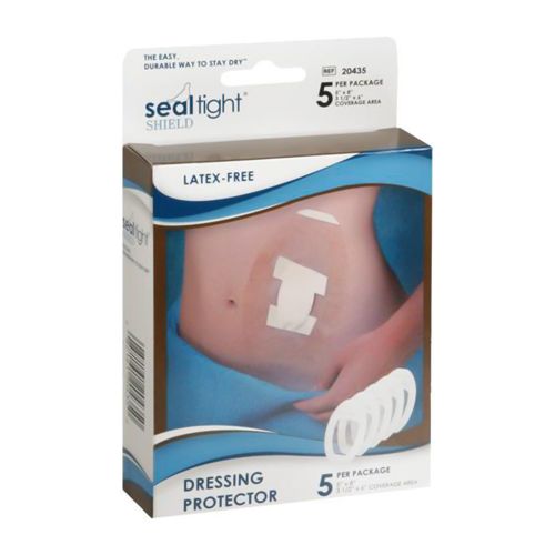 Brownmed 20435 - Seal-Tight® Shield Dressing, 5 x 8 Inch - 5/Pack