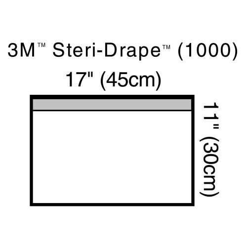 3M 1000 - 3M Steri- Sterile Small Towel General Purpose Drape, 17 W x 11 L Inch