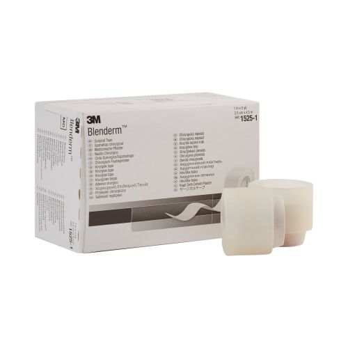 3M 1525-1 - 3M™ Blenderm™ Plastic Medical Tape, 1 Inch x 5 Yard, Transparent