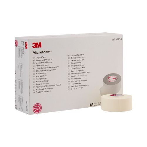 3M 1528-1 - 3M™ Microfoam™ Foam / Acrylic Adhesive Medical Tape, 1 Inch x 5-1/2 Yard, White