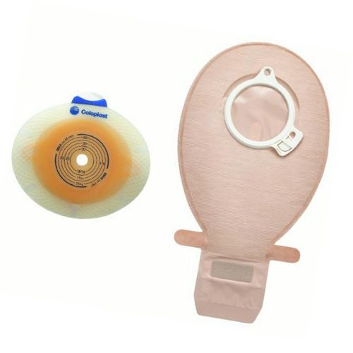Coloplast 10165 - SenSura® Click Two-Piece Closed End Opaque Filtered Ostomy Pouch, 8½ Inch Length, 50 mm Flange - 30/Box
