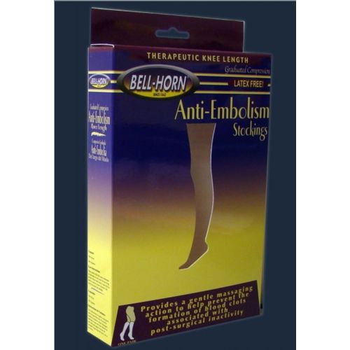 DJO BH11200L-SHORT - Bell-Horn® Knee High Anti-embolism Stockings, Large / Short - 1/Pair
