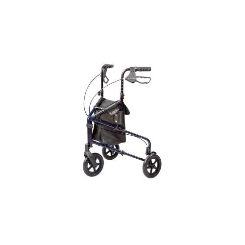 Apex-Carex Healthcare FGA33300 0000 - Carex® Trio 3-Wheel Rolling Walker, 7.5 in. Wheel, 31.75 - 38 in. Handle, Blue, 250 lbs, Aluminum Frame - 1/Each
