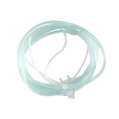 McKesson 16-0503 ETCO2 Nasal Sampling Cannula with O2 Delivery With Oxygen Delivery McKesson Adult Curved Prong / NonFlared Tip