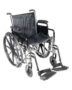 McKesson Brand 146-SSP218DDA-SF - McKesson Wheelchair, 18 Inch Seat Width - 1/Each