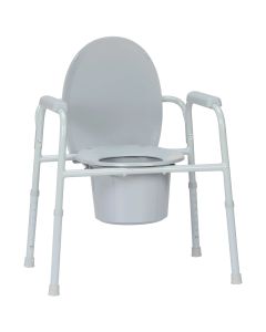 McKesson Brand 146-11105N-4 - McKesson Commode Chair, Nonfolding - 4/Case