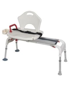 Drive Medical RTL12075 - drive™ Aluminum Bath Transfer Bench, 21 – 25 Inch Seat Height - 1/Each
