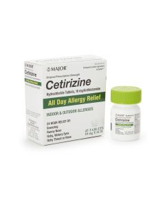 Major Pharmaceuticals 00904671743 - Major® Cetirizine Antihistamine - 1/Bottle