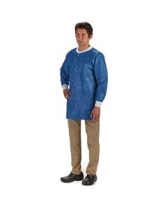 Graham Medical Products 85190 - LabMates® Lab Jacket, Large, Blue