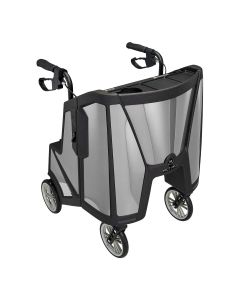 Motivo Inc 10003TRPS - Tour 4 Wheel Rollator, 31 to 37 Inch Handle Height, Pure Silver - 1/Each