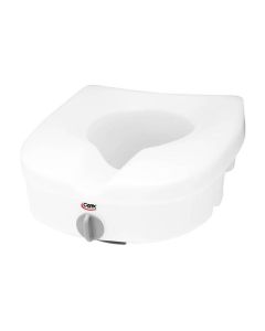 Apex-Carex Healthcare FGB312C0 0000 - Carex E-Z Lock Raised Toilet Seat, 5 Inch Height, 300 Pound Weight Capacity - Each