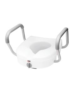 Apex-Carex Healthcare FGB311C0 0000 - Carex® E-Z Lock™ Raised Toilet Seat with Armrests - 1/Each