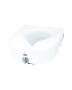 Apex-Carex Healthcare FGB30500 0000 - Carex Raised Toilet Seat, E-Z Lock, 5-Inch Height, White, 300 lbs. Weight Capacity
