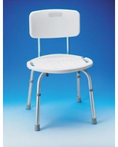 Apex-Carex Healthcare FGB65100 0000 - Carex Adjustable Bath and Shower Seat with Back, 350 lb Capacity