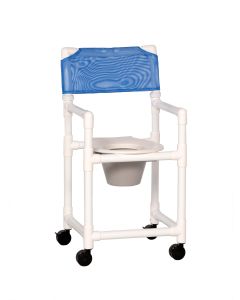IPU VL SC20 P BLUE - IPU Standard Line Shower Chair Commode, Blue - 1/Each