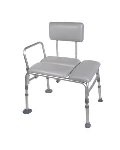Drive Medical 12005KD-1 - drive™ Aluminum Knocked Down Bath Transfer Bench, 17¾ – 21¾ Inch Seat Height - 1/Each