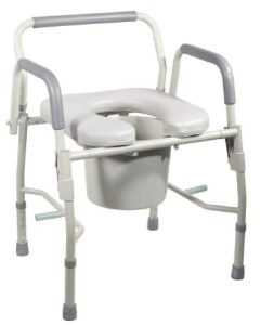 Drive Medical 11125PSKD-1 - drive™ Deluxe Commode Chair - Each