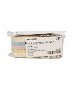 McKesson Brand 857 - McKesson Gait Belt, 60 Inch, Pastel Stripe